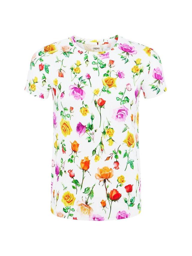 Womens Ressi Rose Jersey T-Shirt Product Image