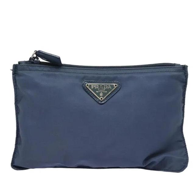 Tessuto Blue Synthetic Clutch Bag () Product Image