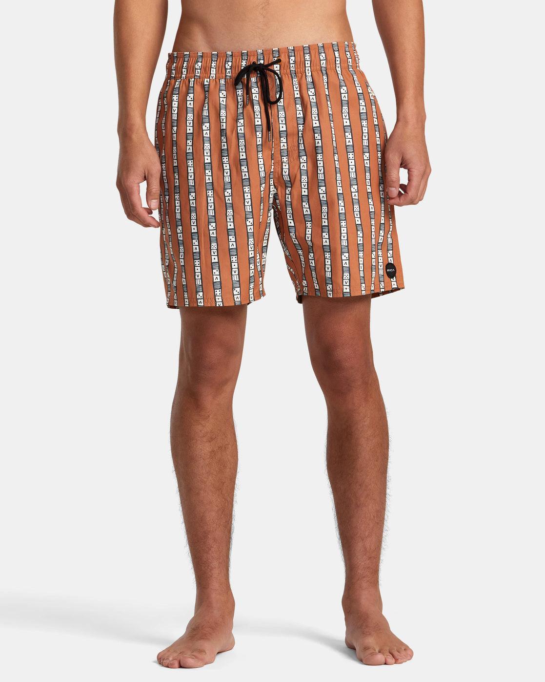 Perry 17" Elastic Waist Boardshorts - Adobe Product Image