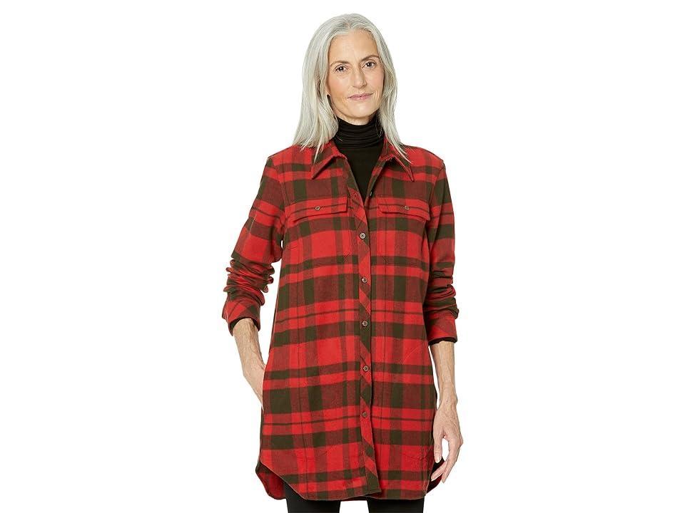 L.L.Bean Signature Chamois Tunic Pattern (Fiery ) Women's Clothing Product Image