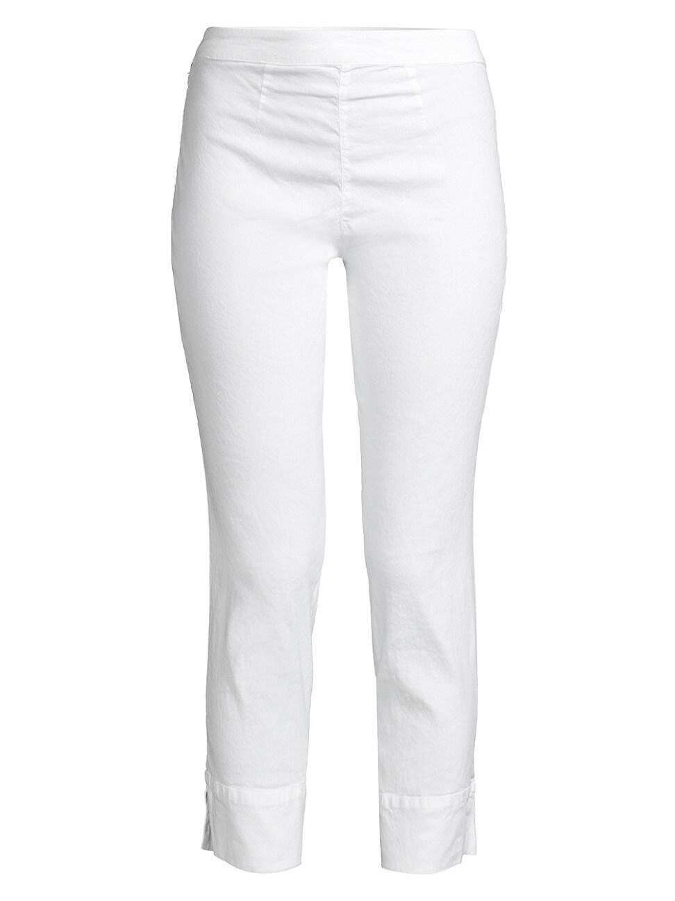 Womens Side Zip Capri Pants Product Image