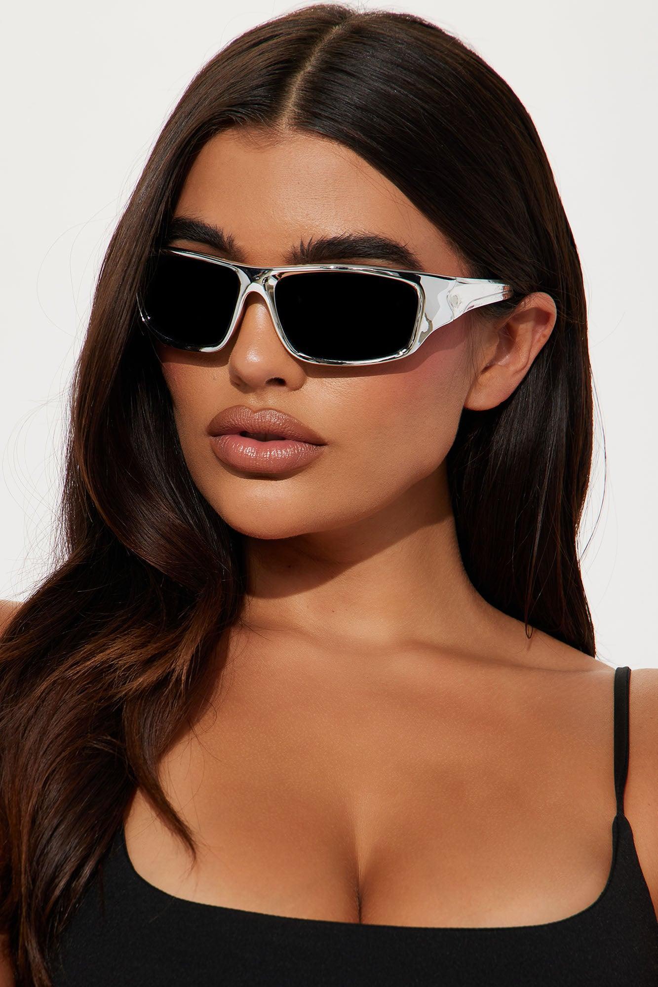 Out Of Your League Sunglasses - Silver Product Image