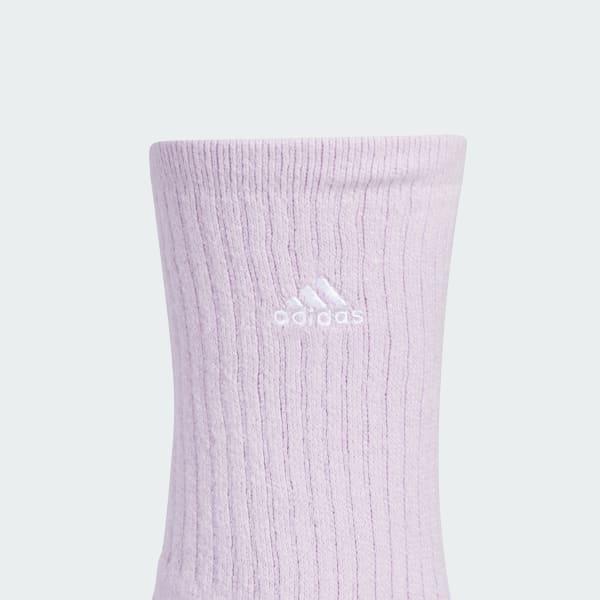 Cushioned Comfort Crew Socks 3 Pairs Product Image