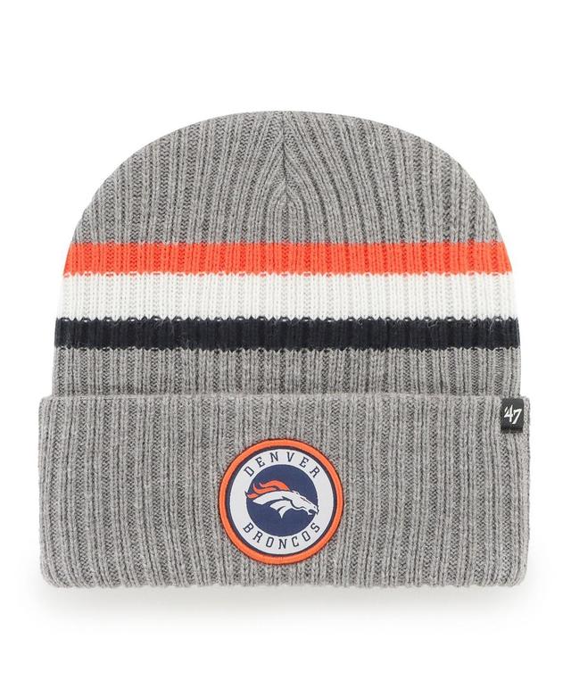 Mens 47 Gray Denver Broncos Highline Cuffed Knit Hat Product Image