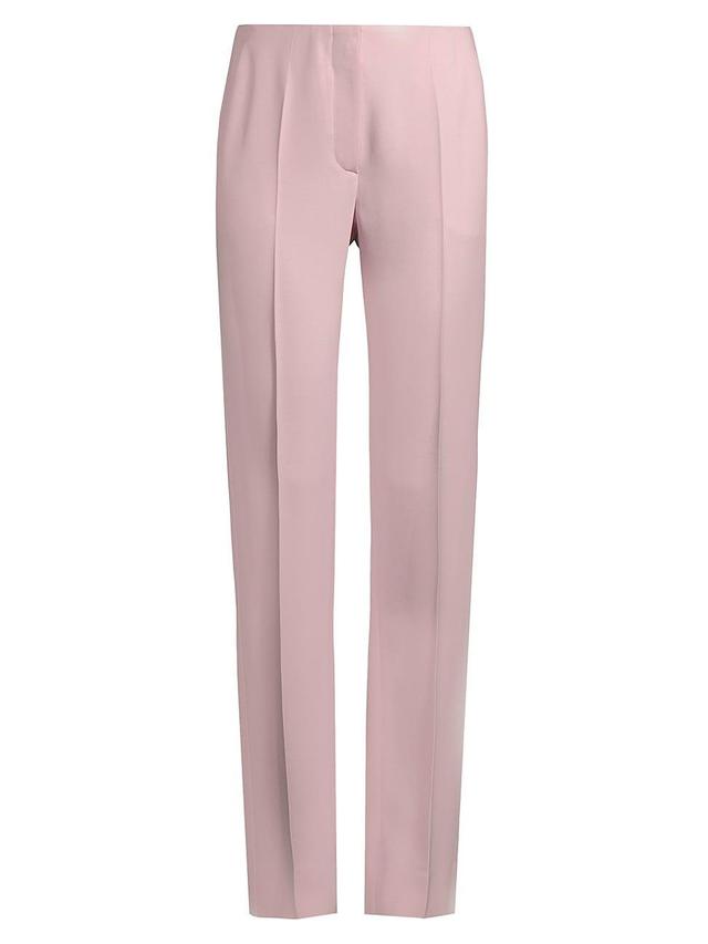 Womens Crepe Cady Straight-Leg Trousers Product Image