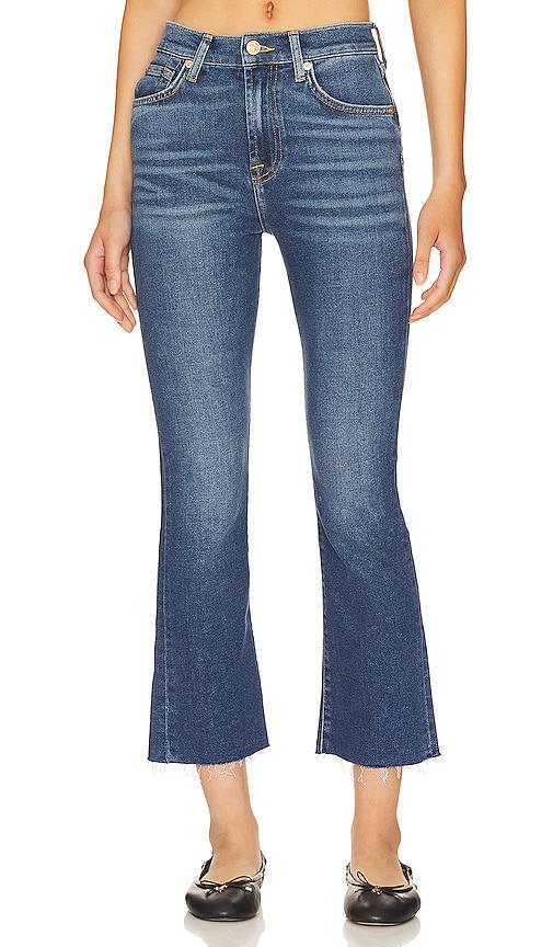 Womens High-Waisted Slim Kick Jeans Product Image