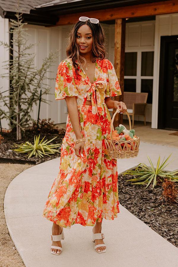 Sway The Night Away Floral Midi Product Image