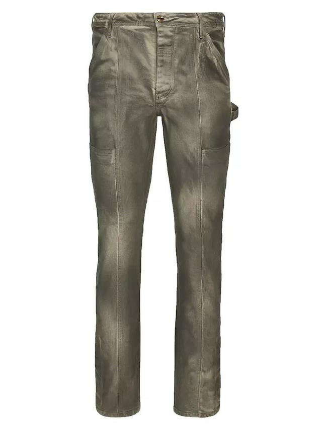 Marcello Coated Denim Carpenter Pants Product Image