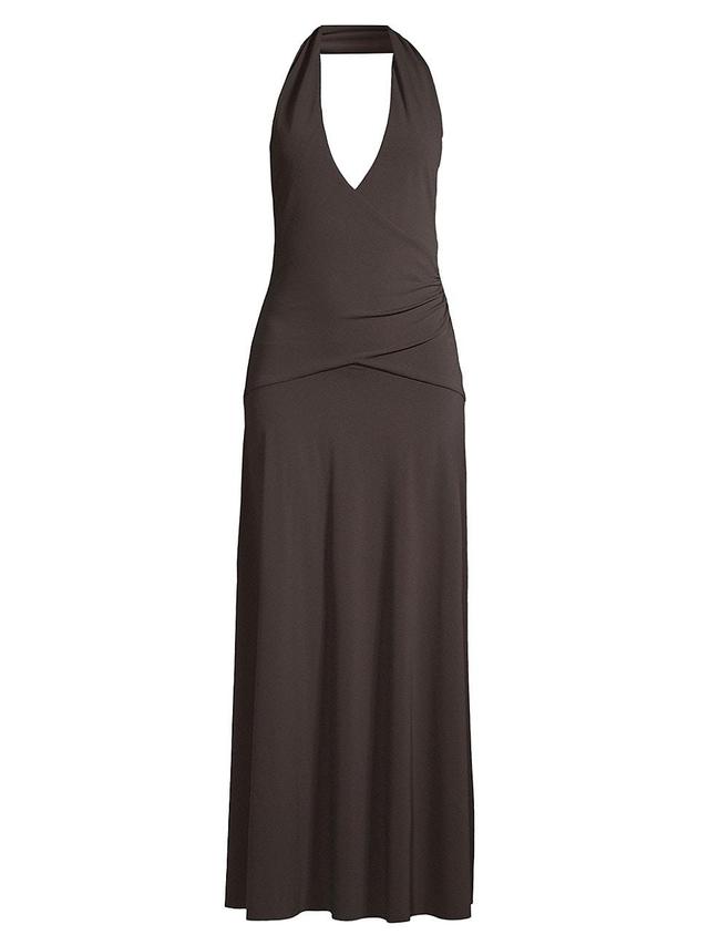 Womens Blanche Jersey Halter Maxi Dress Product Image