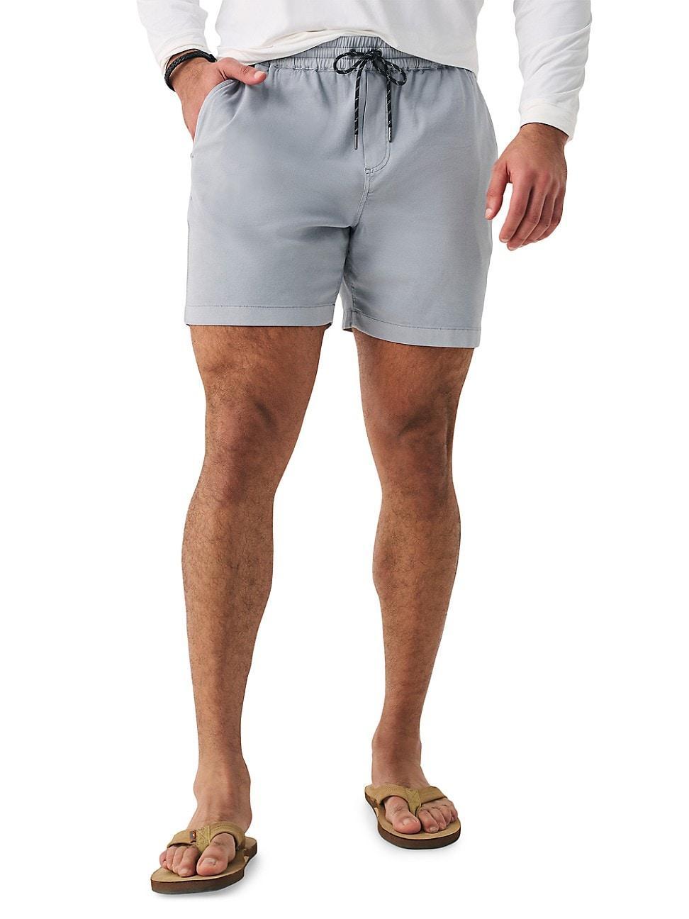 Mens Essential Cotton-Blend Drawstring Shorts Product Image