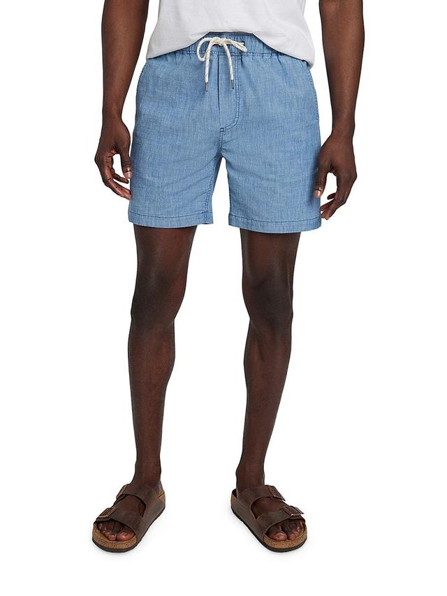 Mens Linen Drawstring Shorts Product Image