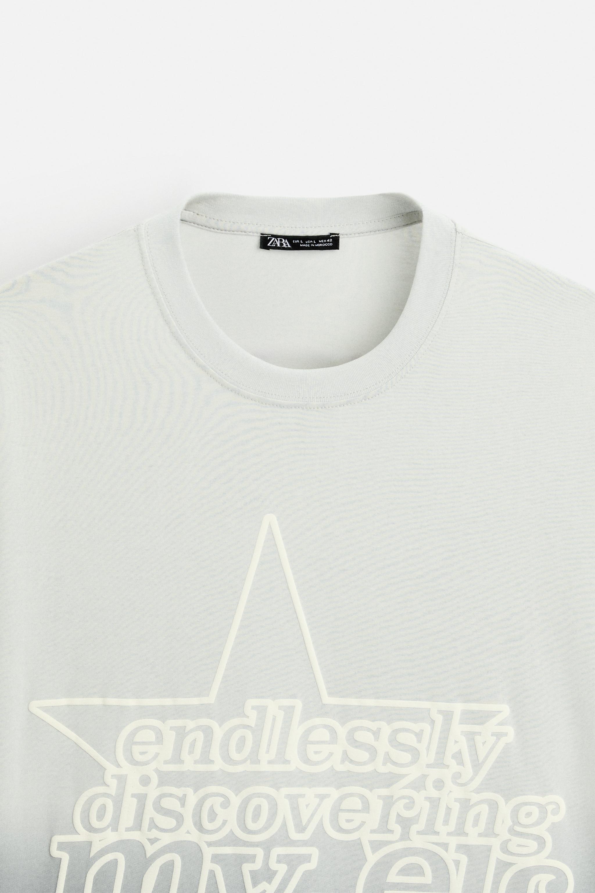 WASHED TEXT T-SHIRT Product Image