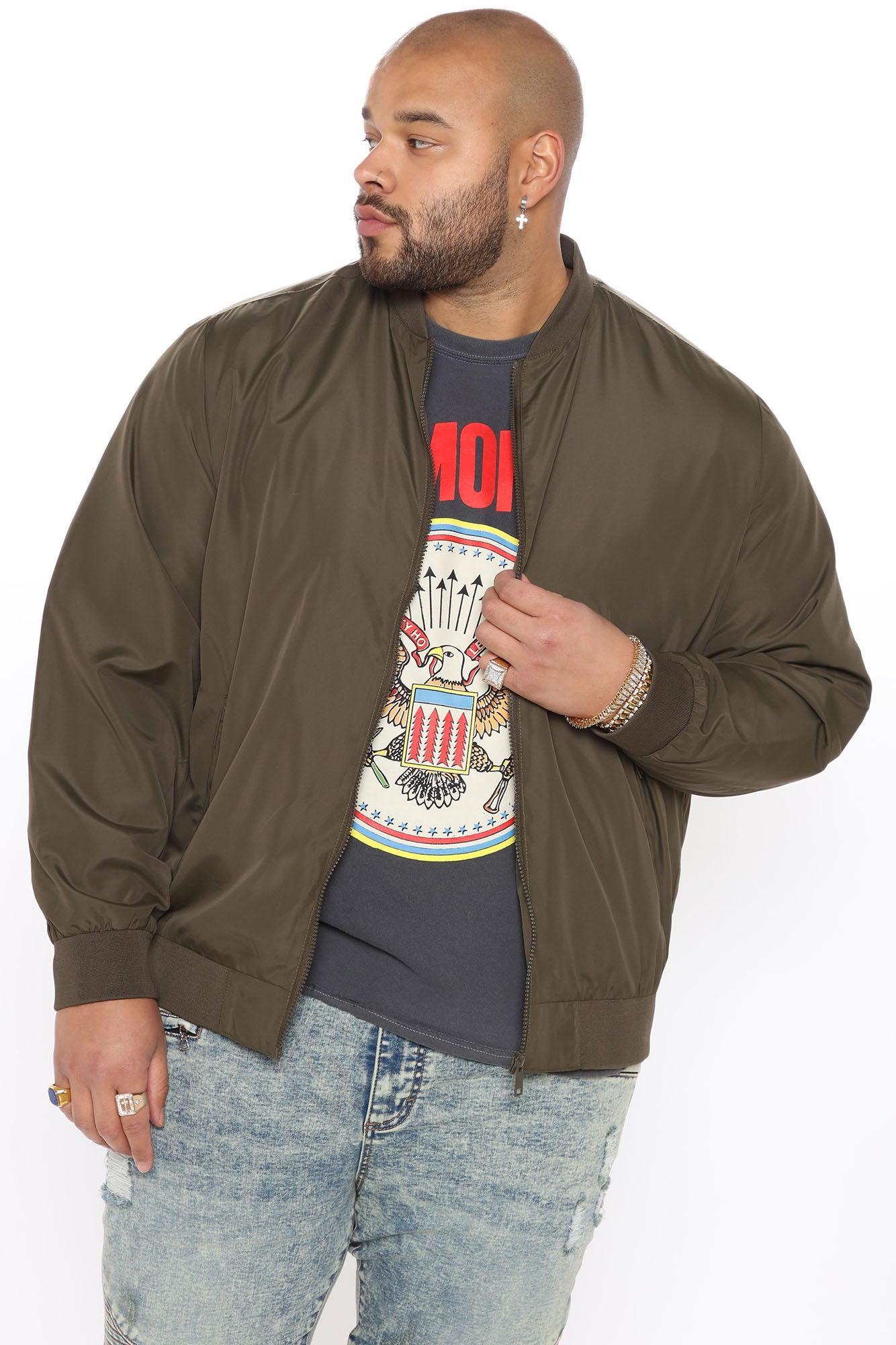 Eddie Bomber Jacket - Olive Product Image