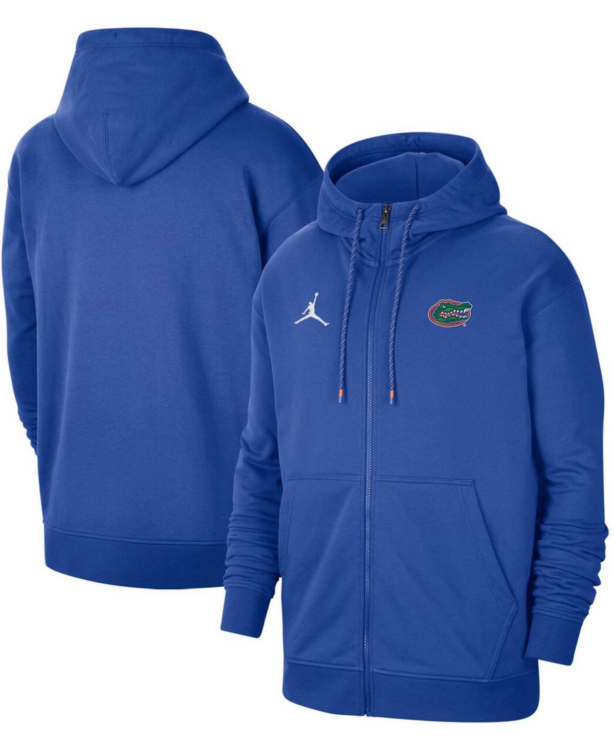 Mens Royal Florida Gators Travel Fleece Full-Zip Hoodie Product Image