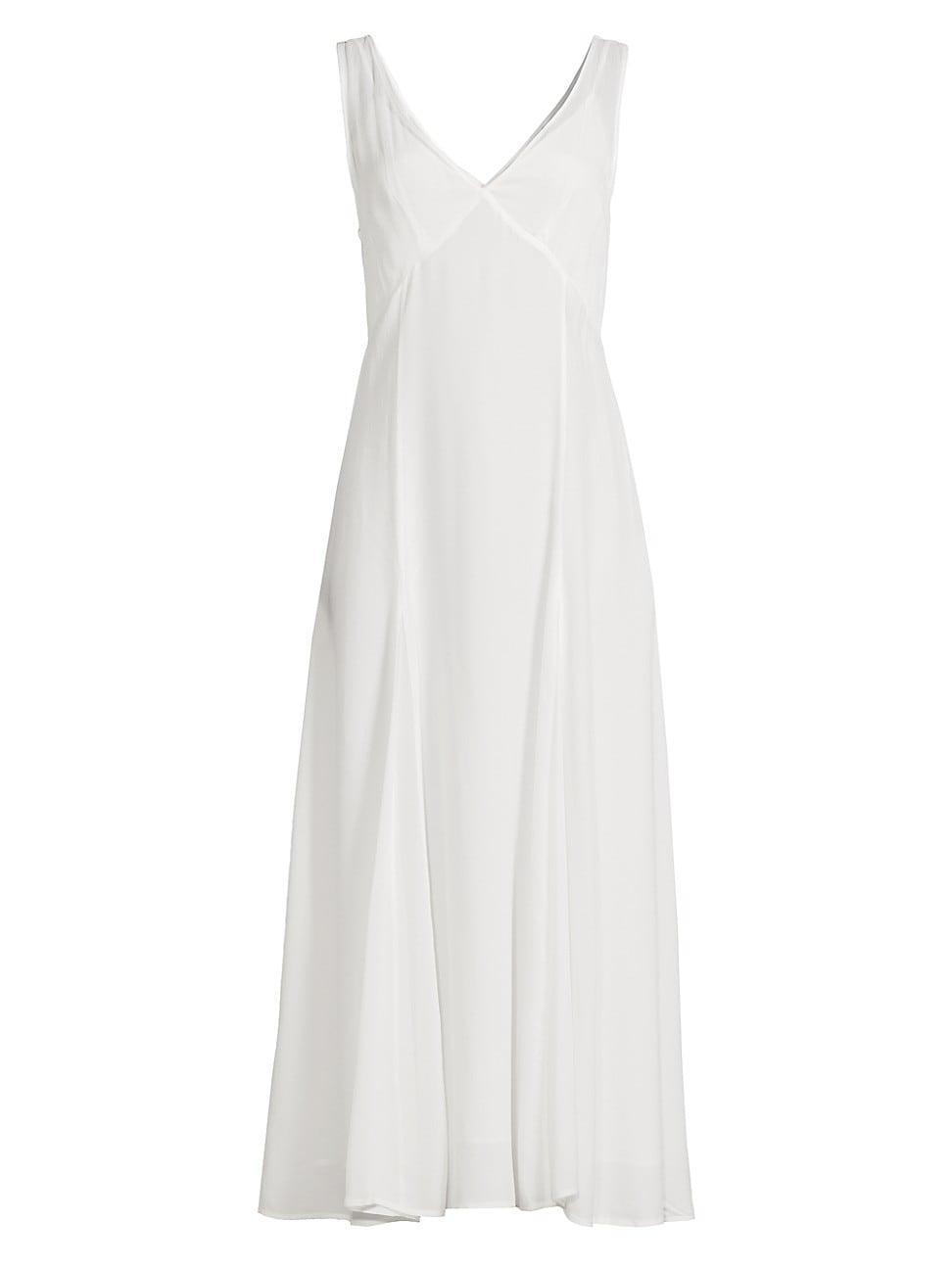 Womens Lisa Chiffon V-Neck Maxi Dress Product Image