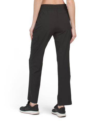 Woven Pants With Drawstring Waist for Women | Polyester/Spandex Product Image