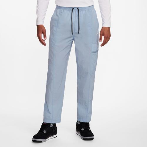 Jordan Mens Jordan Essential Woven Pants - Mens Blue Grey/White Product Image