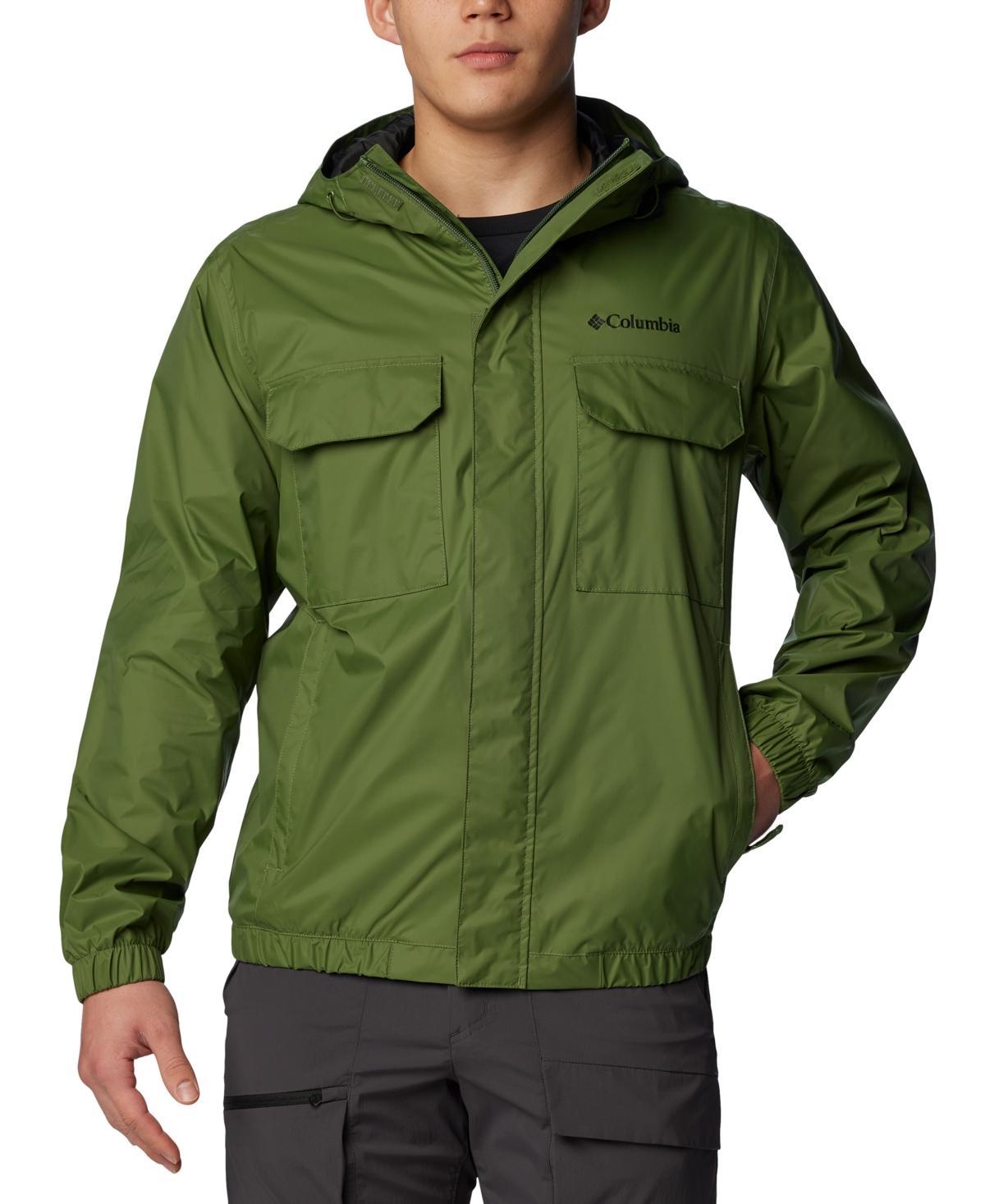 Columbia Mens Lava Canyon Omni-Tech Full-Zip Hooded Rain Jacket Product Image