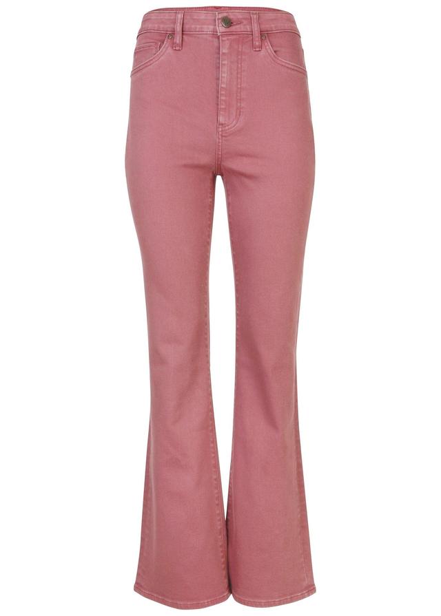 Penelope Modern Flare Jeans - Berry Product Image