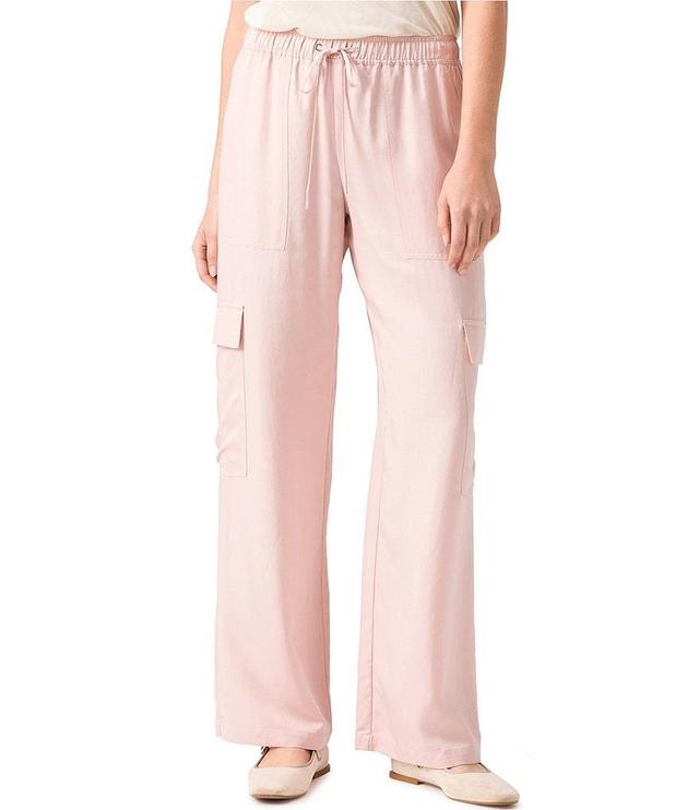 Sanctuary Soft Track Tencil Twill High Rise Relaxed Flap Pocket Pull-On Pant Product Image