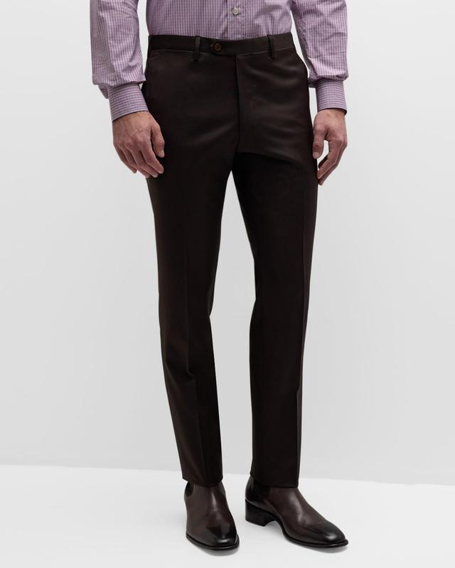 Mens Wool Twill Trousers Product Image
