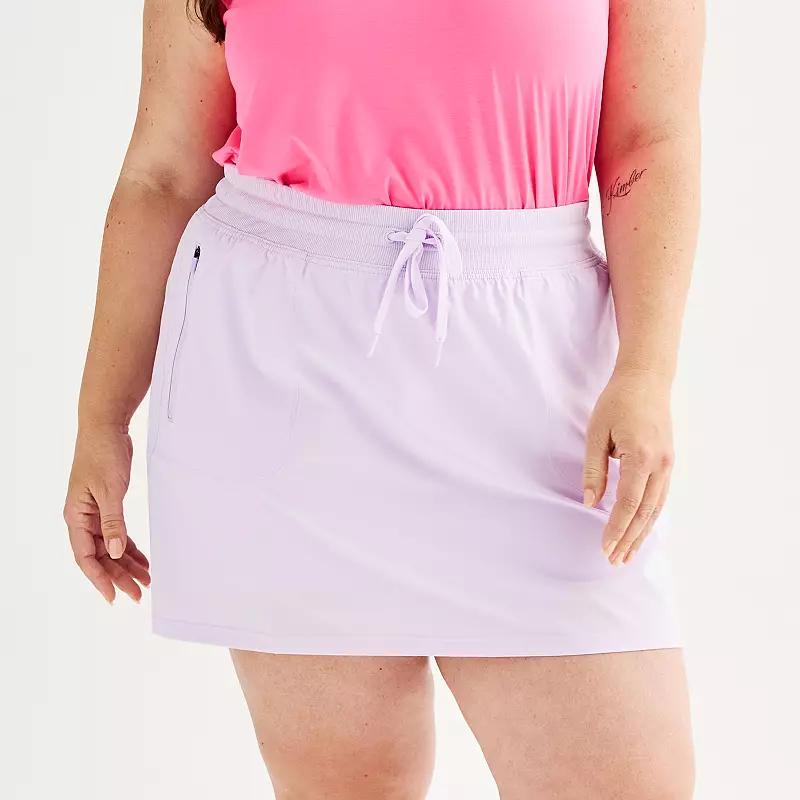 Plus Size Tek Gear 6 Stretch Woven Drawstring Skort, Womens Product Image