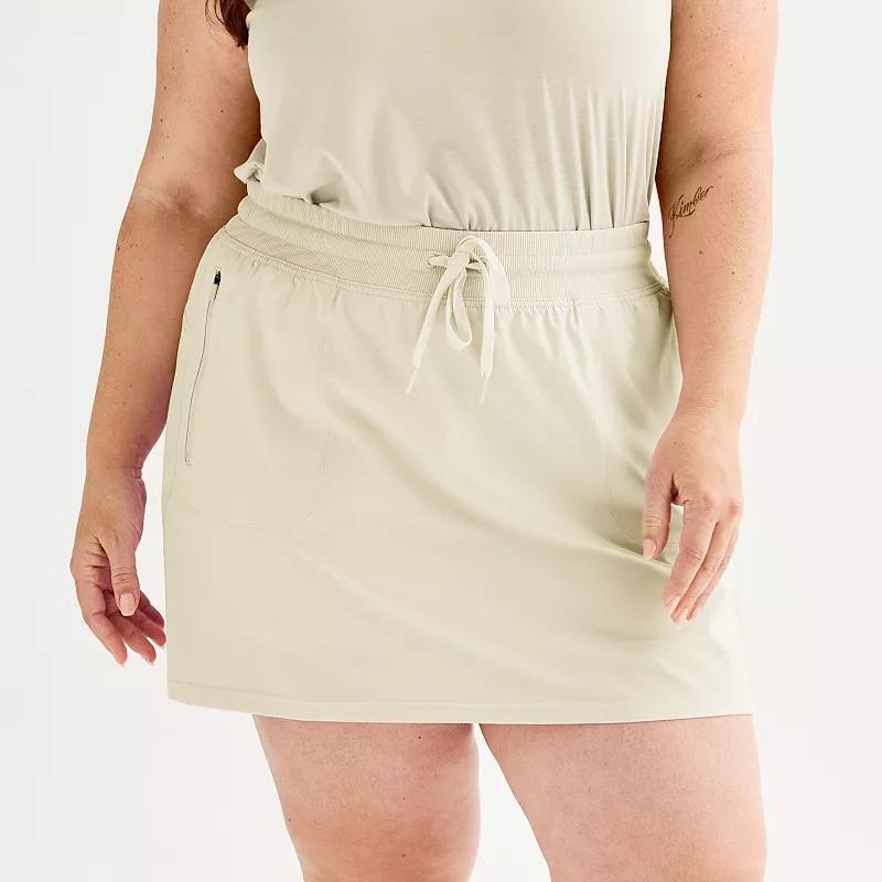 Plus Size Tek Gear 6 Stretch Woven Drawstring Skort, Womens Product Image