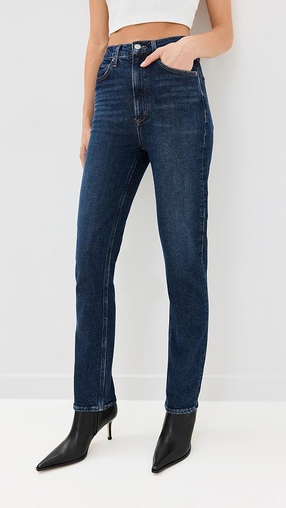 AGOLDE High Rise Stovepipe Jeans | Shopbop product image