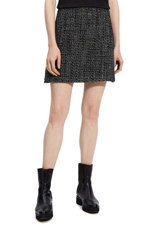 Theory Noelle High Waist Tweed Miniskirt Product Image