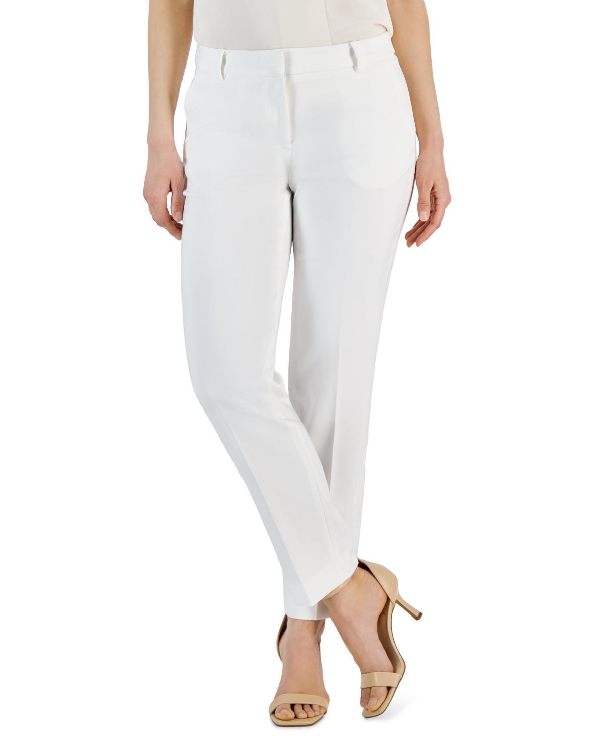 Women's Straight-Leg Mid-Rise Ankle Pants Product Image