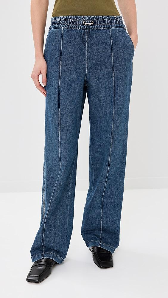 SIMKHAI Mila Side Gusset Jeans | Shopbop Product Image