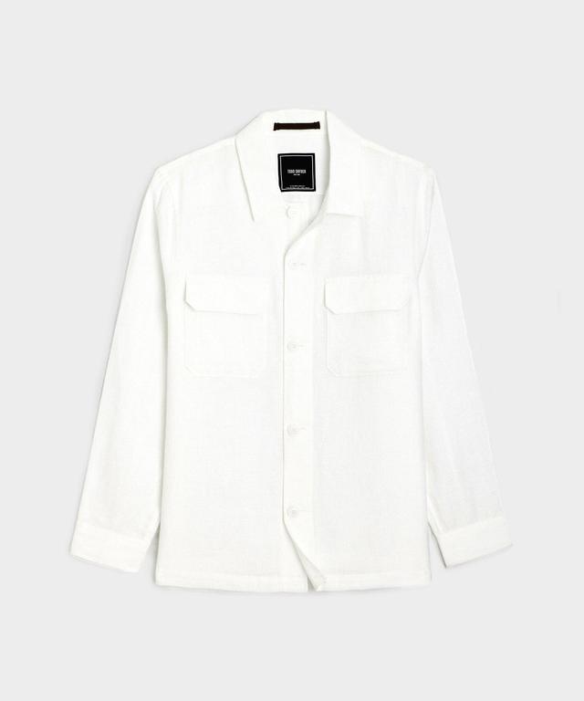 Linen Two-Pocket Overshirt Product Image