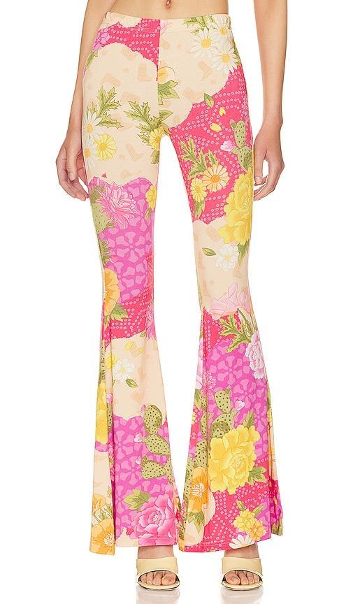 SPELL Joshua Tree Bells Pant in Pink. Product Image