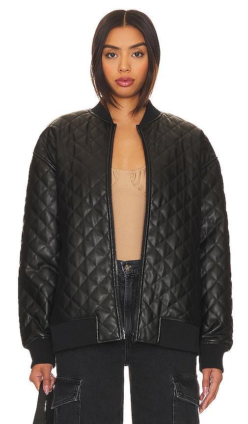 Ellen Quilted Bomber Jacket Product Image