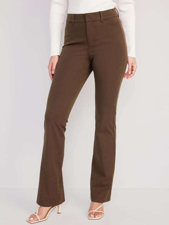 High-Waisted Pixie Flare Pants Product Image