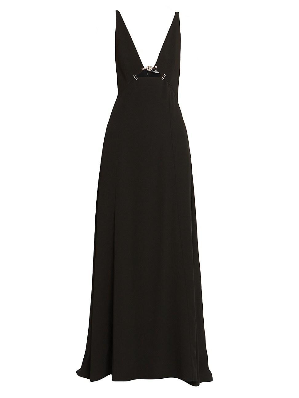 Rabanne Deep V-Neck Cutout Maxi Dress Product Image