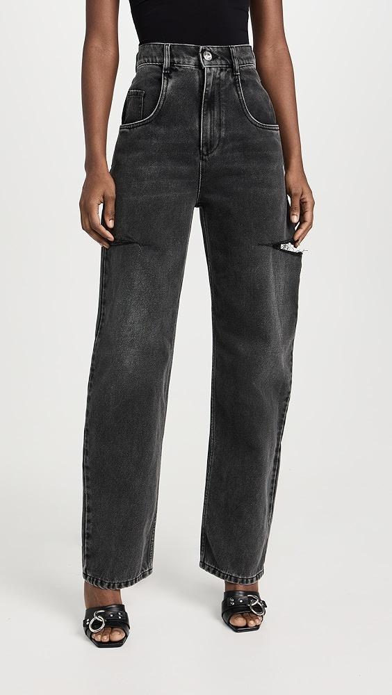 Maison Margiela Denim Jeans with Slash Details | Shopbop Product Image