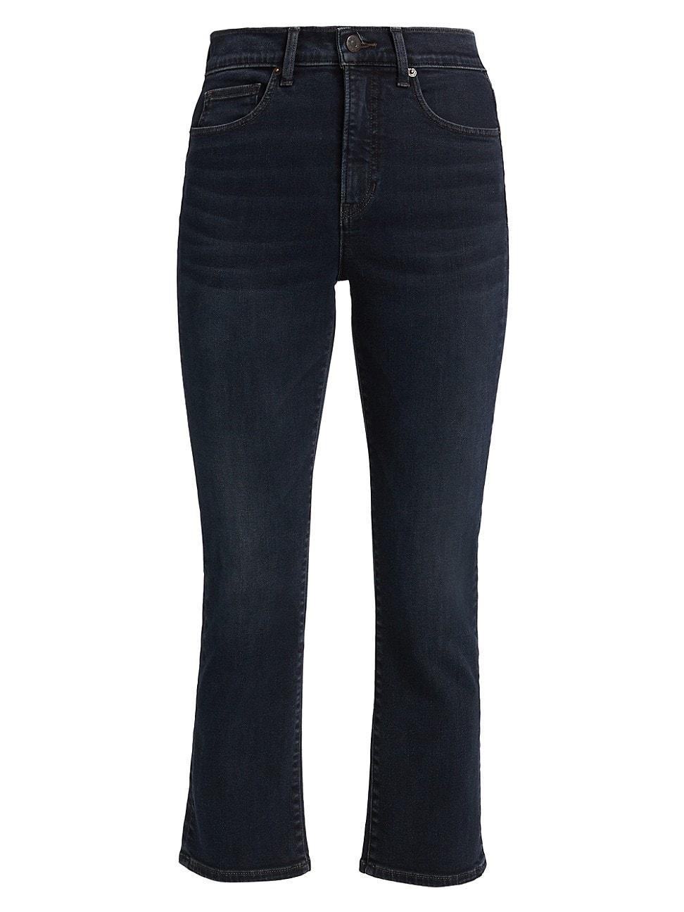 Womens Carly High-Rise Stretch Kick-Flare Jeans Product Image