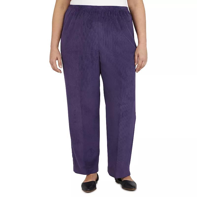 Plus Size Alfred Dunner Solid Classics Corduroy Pants - Short Product Image