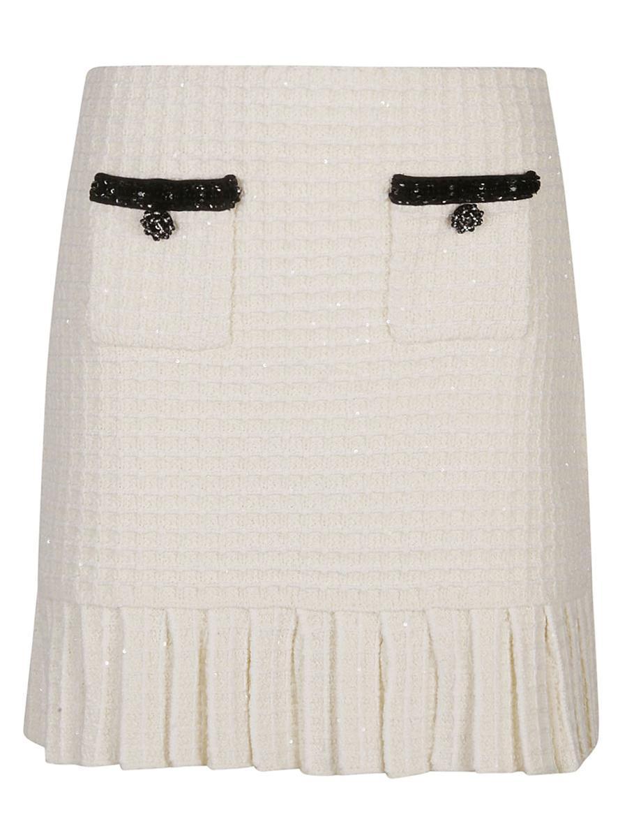 Skirt In White Product Image