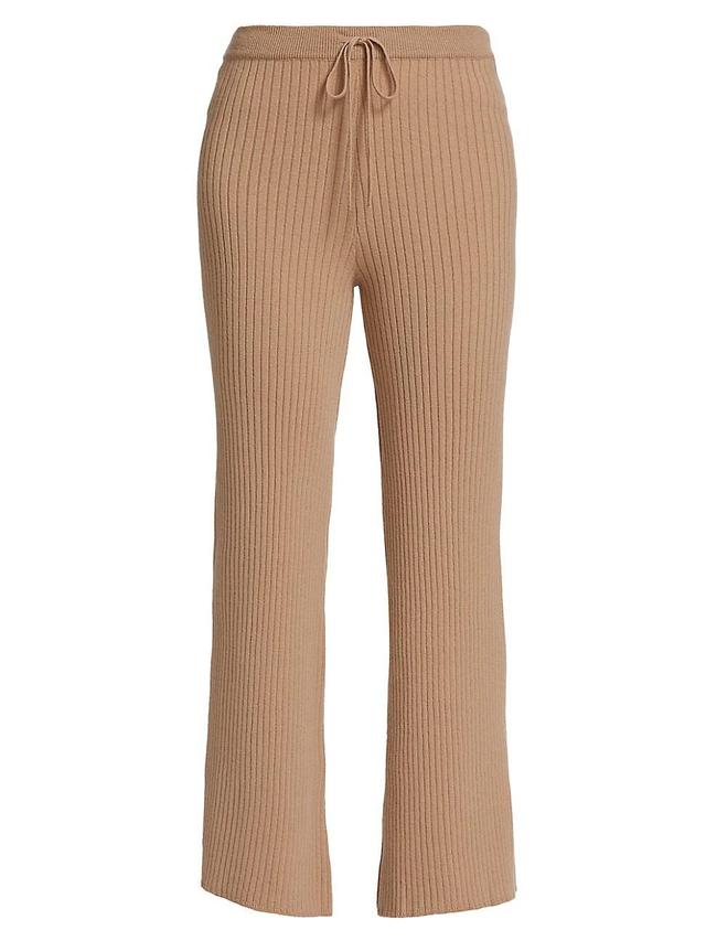 Womens COLLECTION Rib-Knit Drawstring Pants Product Image