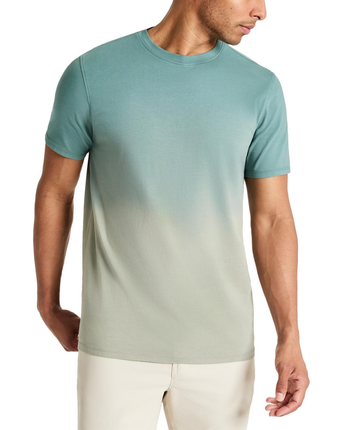 Kenneth Cole Mens 4-Way Stretch Dip-Dyed T-Shirt Product Image