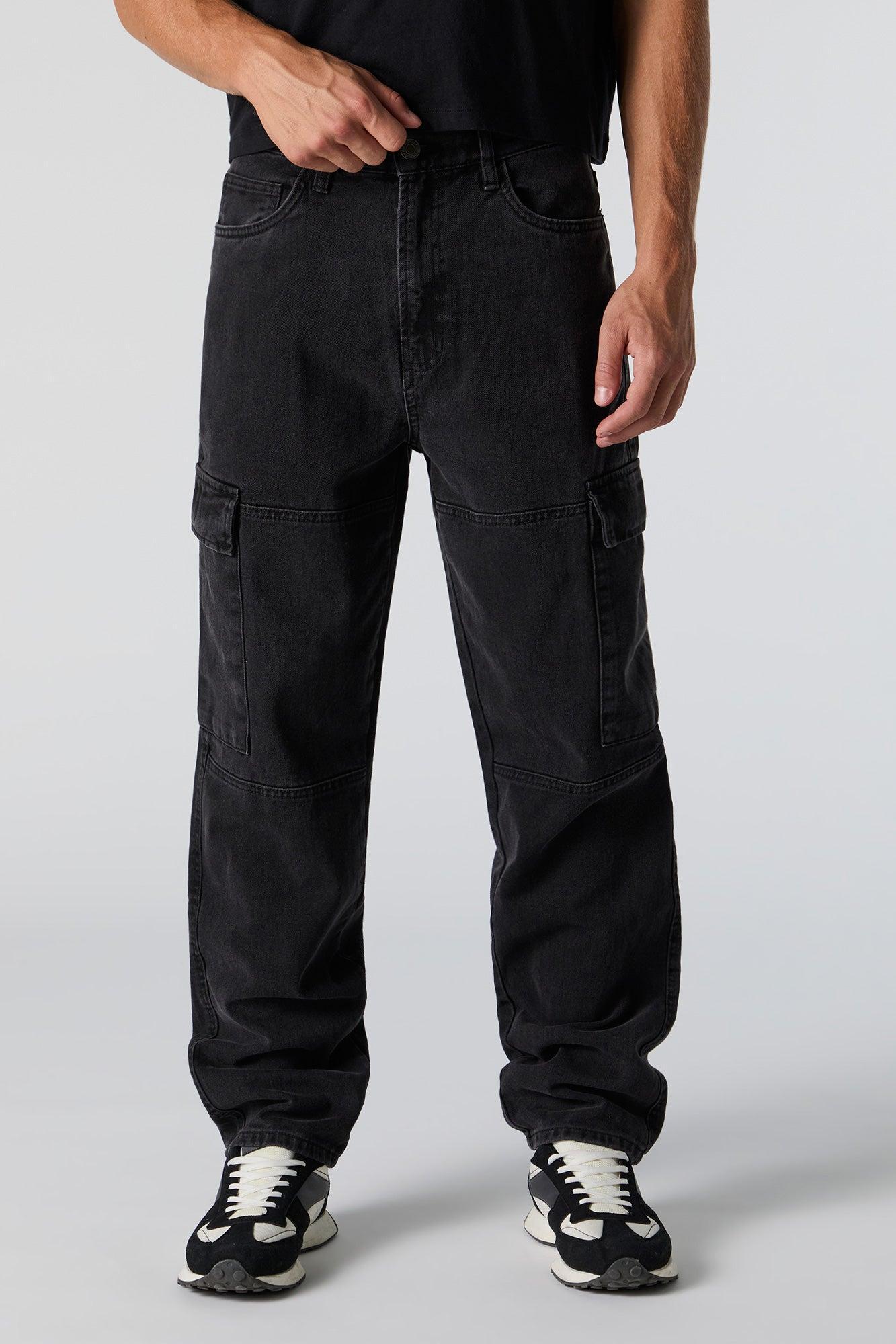 Baggy Straight Leg Cargo Jean Male Product Image