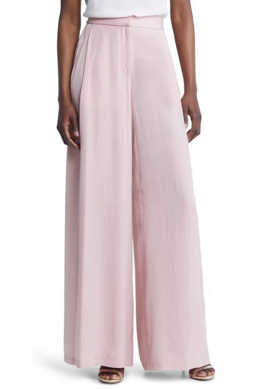 KOBI HALPERIN Benji Hammered Satin Wide Leg Pants Product Image