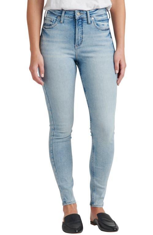 Silver Jeans Co. Womens Infinite Fit One Size Fits Four High Rise Skinny Jeans product image