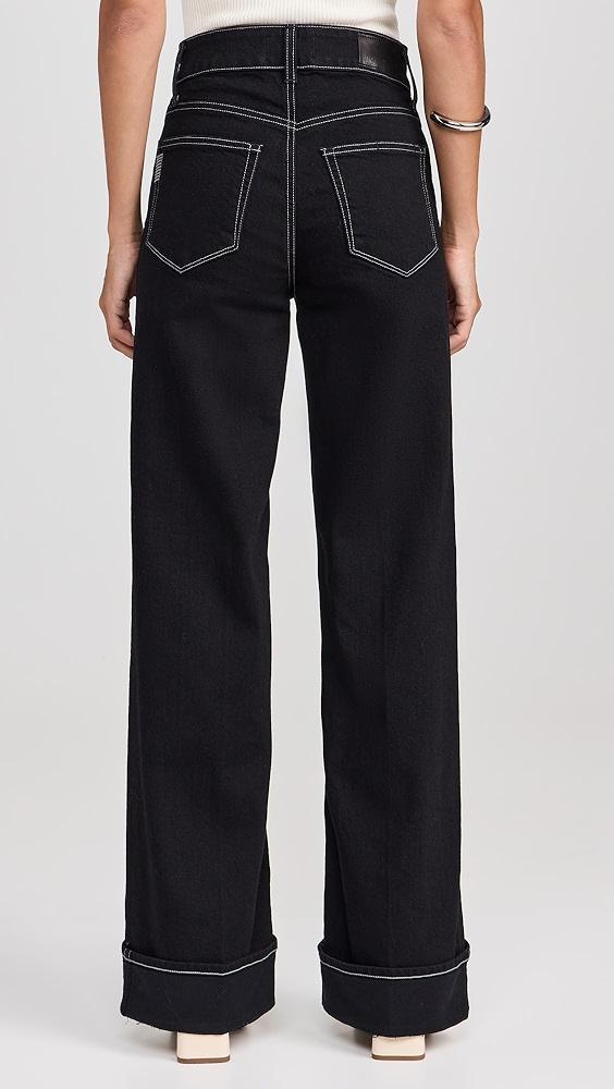 PAIGE Sasha Wide Cuff Jeans | Shopbop Product Image