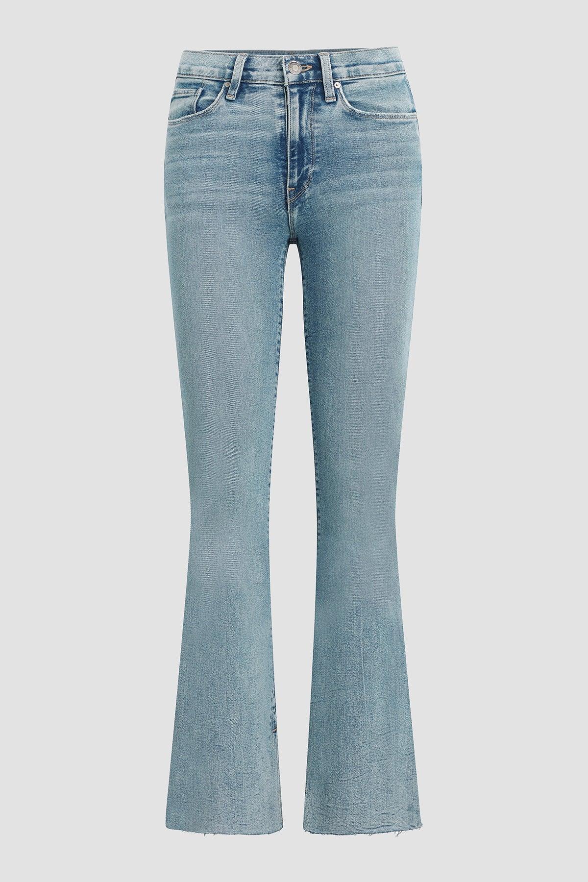 Barbara High-Rise Bootcut Jean w/ Slit Hem Female Product Image