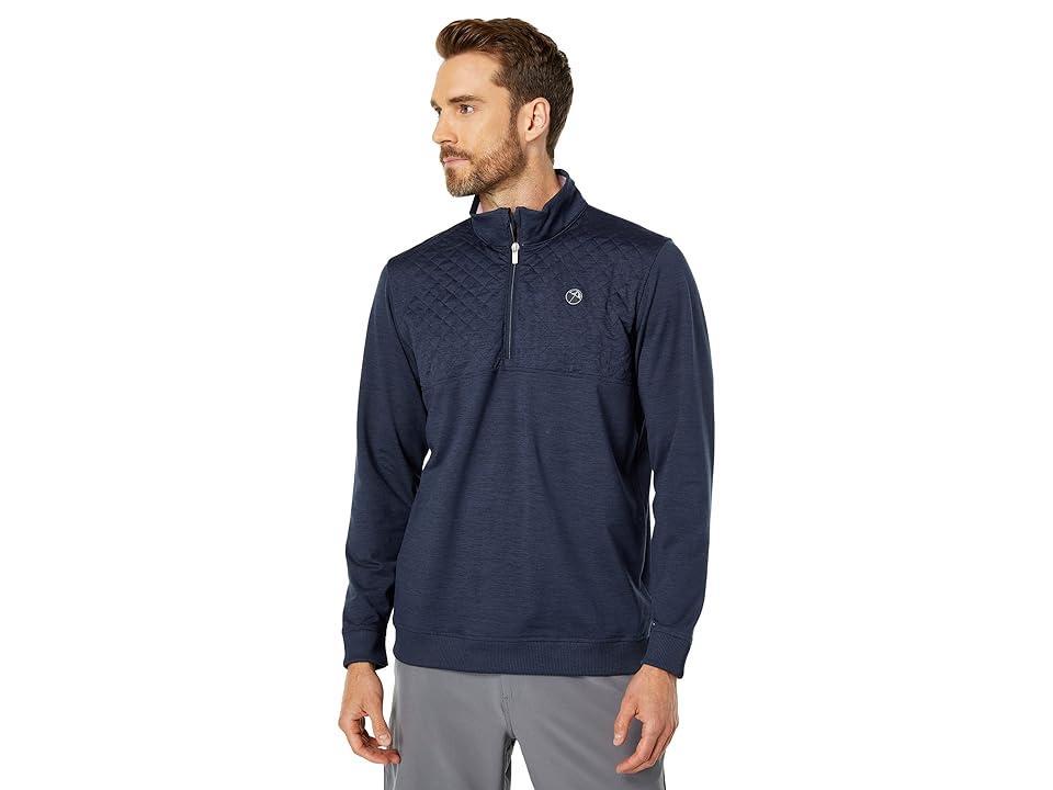 PUMA Golf Arnold Palmer Cloudspun Castle 1/4 Zip (Navy Blazer Heather) Men's Clothing Product Image