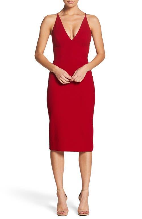 Dress the Population Lyla Crepe Cocktail Dress Product Image