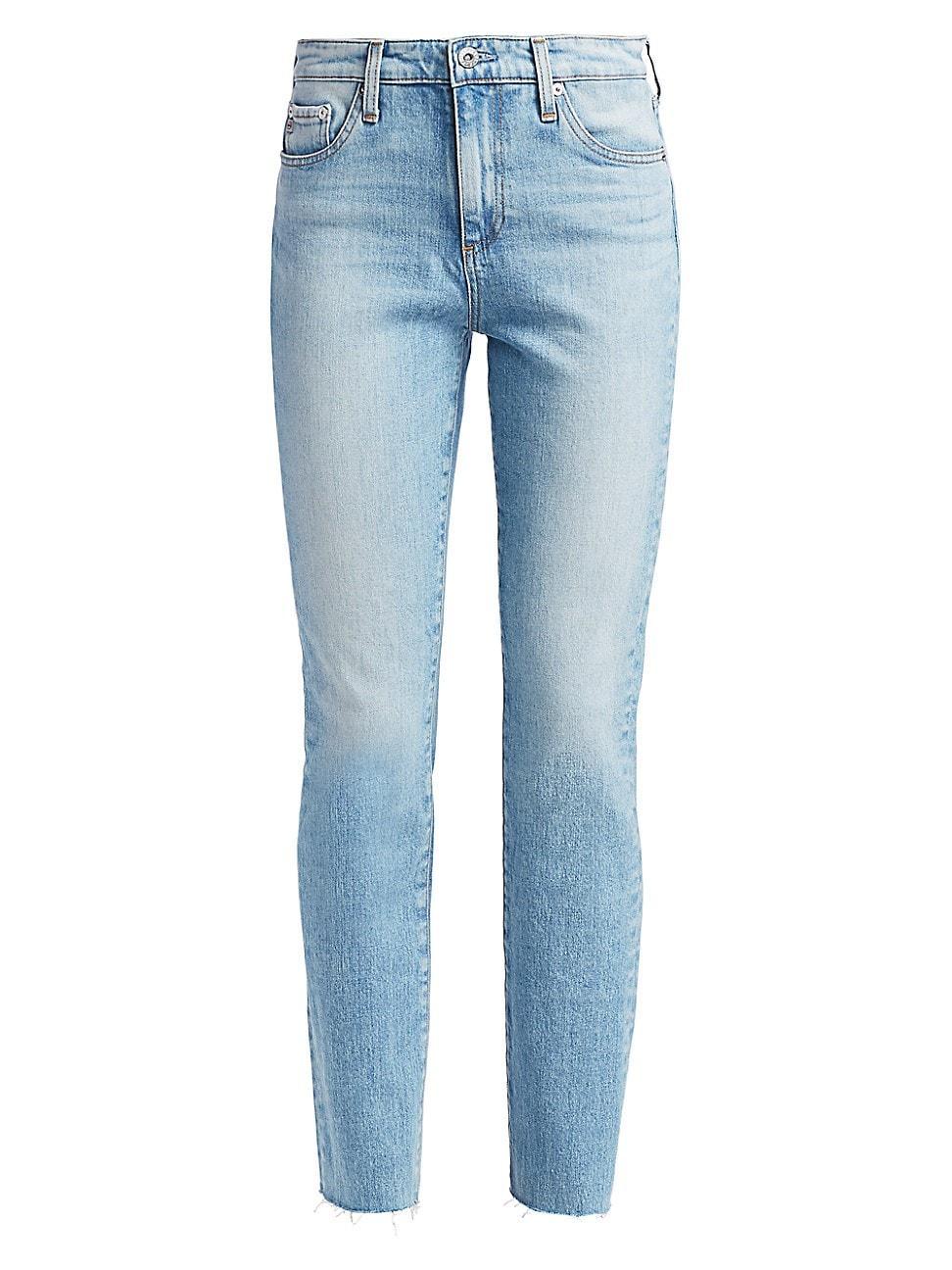 Womens Mari High-Rise Slim Straight Jeans Product Image